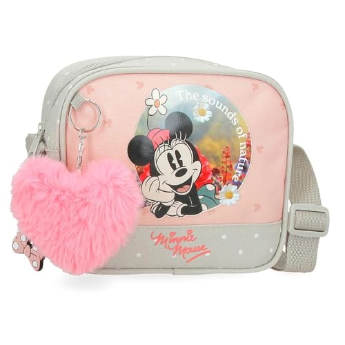 Joumma Bags Disney Minnie Wild Nature - Astuccio Per Bambini, Varie Dimensioni, Borsa A Tracolla, Realizzata In Poliestere, Verde, Tracolla