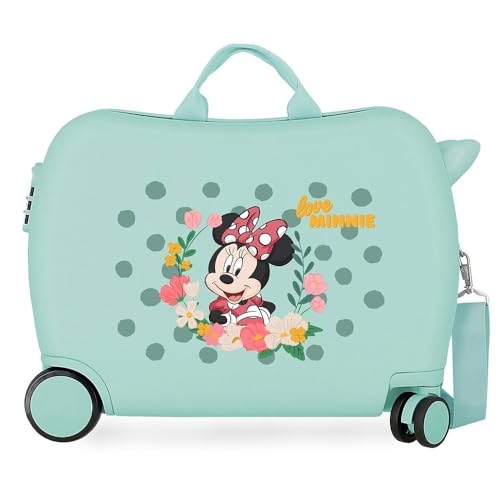 Disney Minnie Golden Days, Bagaglio Per Bambina, Blu (Turchese), 50X38X20 Cms