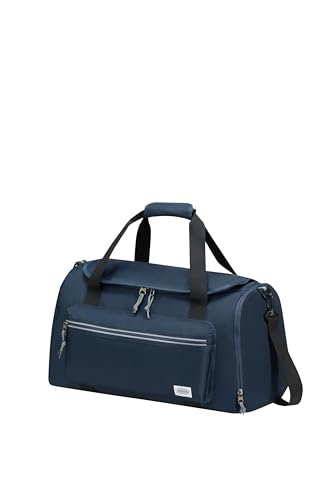 American Tourister Brightup - Borsa Da Viaggio Con Zip, 52 Cm, 44 L, Colore: Blu (Navy), Blu (Navy), Reisetasche 52 Cm, Borse Da Viaggio
