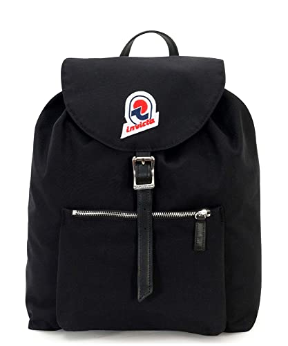 Invicta Zaino A Lpino Heritage, Nero, Borsa Donna, Viaggio Y Tempo Libero, Eco Material, 20 Lt