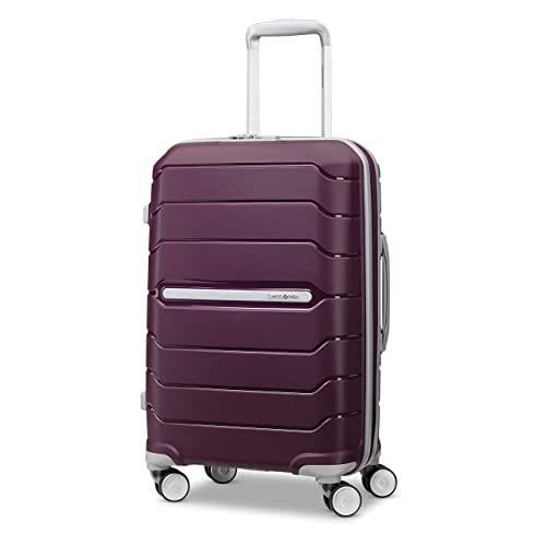 Samsonite Unisex-Adult Freeform Hardside Espandibile Con Doppie Ruote Girevoli, Viola Ametista, Carry-On 21-Inch, Freeform Hardside Espandibile Con Do