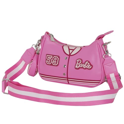 Barbie Varsity-Borsa Fancy 2.0, Rosa, 21 X 8 Cm
