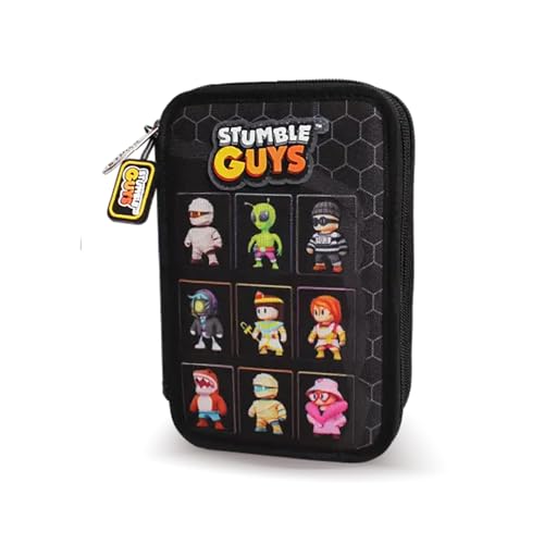 Tinta Unita Stumble Guys Astuccio 3 Zip All Black