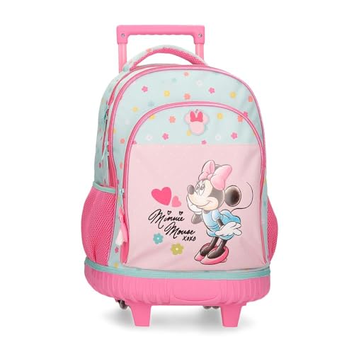 Disney Joumma Bags, Minnie Imagine, Schulrucksack, Kinderrucksack, Aus Polyester, Breite Verstellbare Schulterriemen, Oberer Griff Zum Aufhängen., Ros