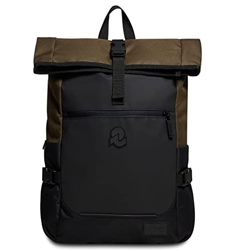 Invicta Zaino Invicta - Invict-Act Fold - Verde - Ufficio, Lavoro, Viaggio & Tempo Libero - Maxi Capienza - Tasca Interna Porta Pc - Tasca Porta Borra