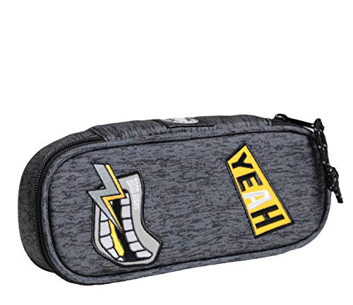 Portapenne Scuola - Lip Pencil Bag - Invicta Gate - Grigio - Organizer Interno