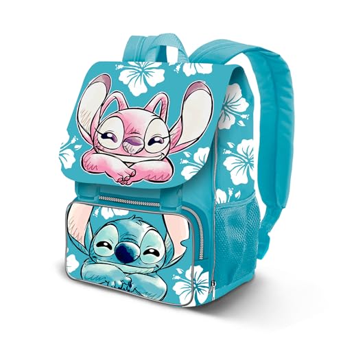 Lilo E Stitch Tropic-Zaino Espandibile Exp, Blu, 30 X 45 Cm, Capacità 28 L