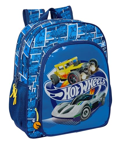 Hot Wheels Sonny - Zaino Scuola Per Bambini, Adattabile A Carrozzina, Ideale Per Bambini In Età Scolastica, Comodo E Versatile, Qualità E Resistenza,
