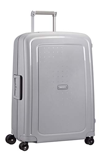 Samsonite S'Cure - Spinner M Valigia A Mano, 69 Cm, 79 L, Argento (Silver)