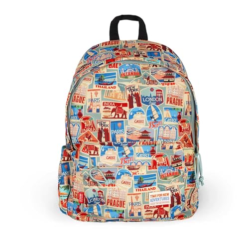 Legami - Zaino Per Scuola - My Backpack, Cartella Scuola Foderata E Imbottita, Zaino Scolastico Chiusura A Zip, Tasca Interna Per Laptop E Tablet, Zai