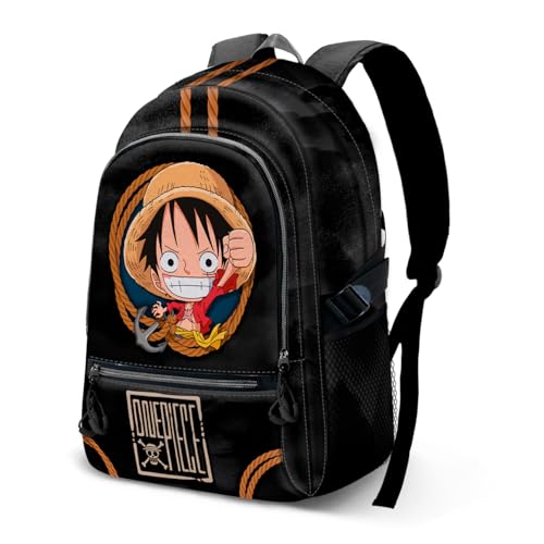 One Piece Ropes-Zaino Fight Fan 2.2, Nero, 31 X 44 Cm, Capacità 24 L