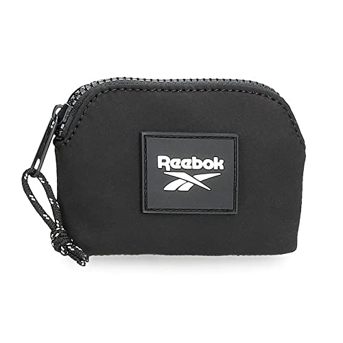Portamonete Reebok Elsie Nero 12X8X2 Cm Poliestere