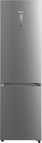 Midea Frigorifero Combi No Frost | 59,5 Cm Di Larghezza X 201 Cm Di Altezza | Inox | Frigorifero Combinato Libero Installazione 247 L + 83 L Congelato