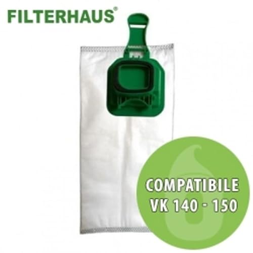 Sacchetti Vorwerk Folletto Vk 140 150 Compatibili Conf Da 6Pz
