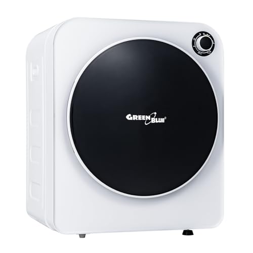 Green Blue Gb410 Asciugatrice Elettrica A Carica Frontale Capacità 3 Kg 830 W Classe C, 5 Programmi, Dimensioni Compatte 49,5 X 46 X 59,5 Cm Per Spazi