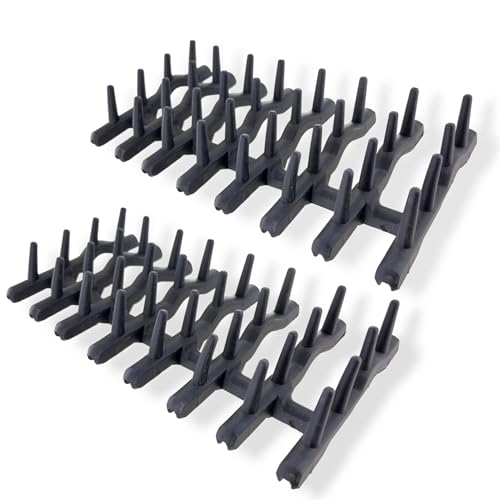 Dl-Pro 2 X Set Cestello Superiore Per Aeg Electrolux 138018410/9 1380184109 138018400/0 1380184000 Spine In Gomma 175 X 80 X 30 Mm Per Lavastoviglie C