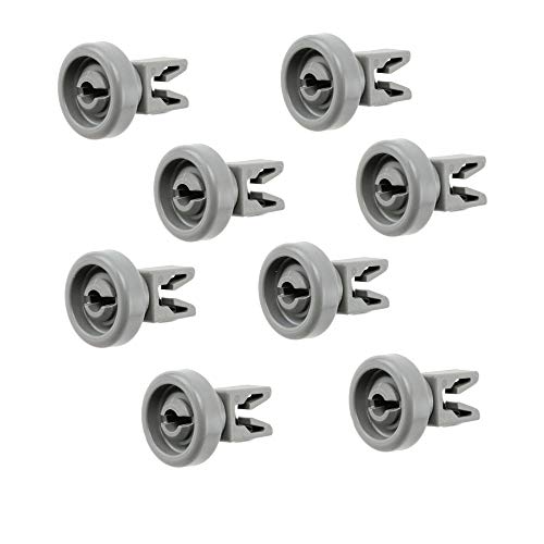 8 X Cestelli Universali Da 25 Mm Ø Per Molti Lavastoviglie Lavabili In Lavastoviglie/Ruote Di Ricambio Ruote Cestino Superiore Per Il Vostro Cestino P