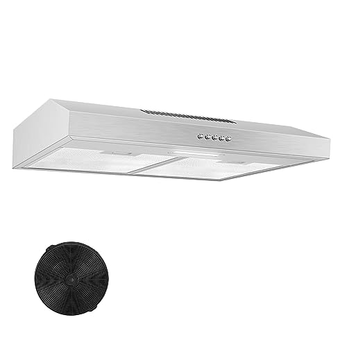 Topstrong Cappa Aspirante 60Cm Sottopiano, Cappa Aspirante 60Cm Aria Circolante/Aria Di Scarico 201 M³/H, Cappa Cucina Aspirante Con Filtro A Carboni