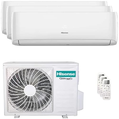 Climatizzatore Hisense Trial Split 3Amw62U4Rjc 9000 Btu + 9000 Btu + 9000 Btu - Wifi Incluso - Novità 2022