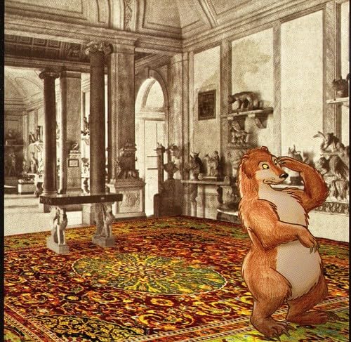 Animal Medaillon Carpet