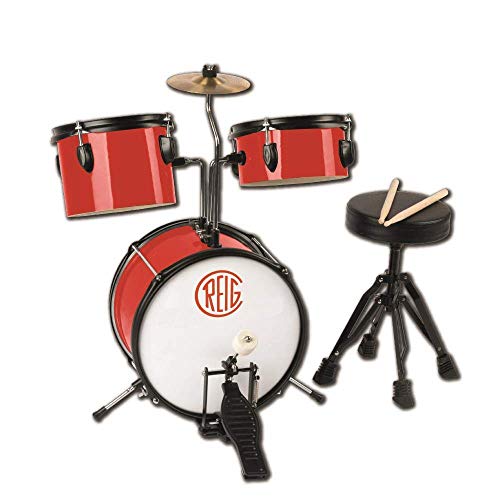 Batteria Musicale In Legno E Metallo