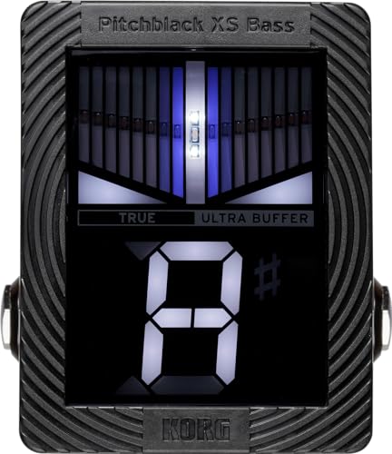 Korg Pitchblack X Series Pb-Xs - Accordatore A Pedale Cromatico Compatto Per Basso - Nero