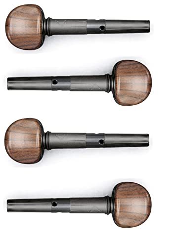Wittner 270111S04P - Set Di 4 Vortici Per Violino 4/4-3/4, Ø 7,8/1:30, Colore Palissandro, Confezione Da 4, Made In Germany