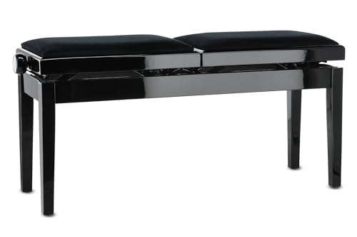 Gewa Panca Per Pianoforte Deluxe Double Nero Lucido
