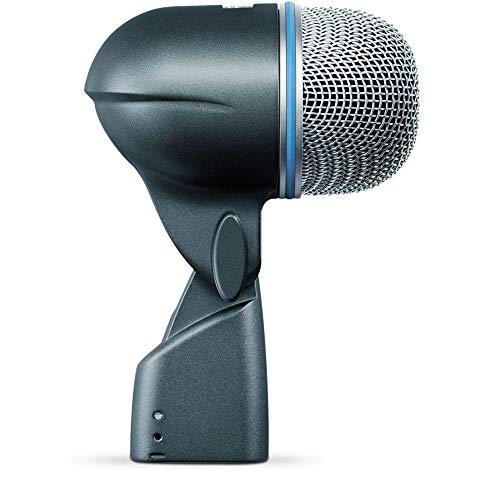 Shure Beta 52A Kick Drum Microfono - Mic Supercardioid Dynamic Con Elemento Di Neodimio Ad Alta Uscita, Adattatore Di Supporto Di Bloccaggio, Griglia