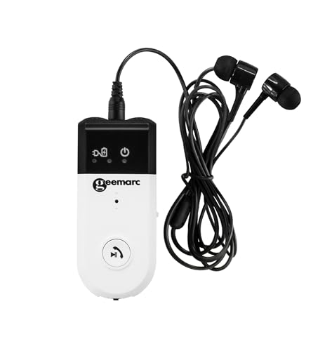 Geemarc Ibt10 - Amplificatore Audio Bluetooth Per Televisori, Computer E Cellulari - Può Essere Utilizzato Come Kit Vivavoce - Ideale Per I Non Udenti