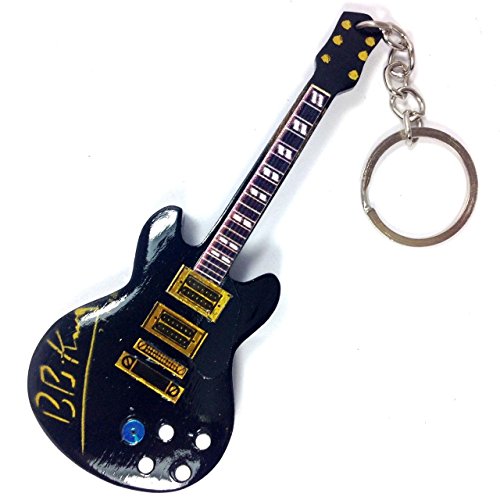 Portachiavi In Legno Forma Chitarra - B.B. King - Lucille
