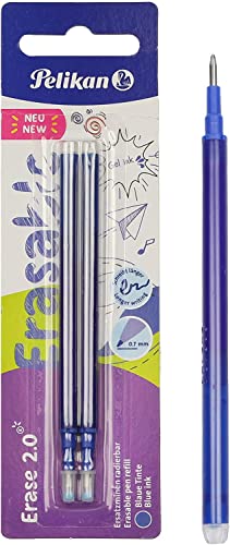 Pelikan Ricarica Penna Refill Universale Per Penna Cancellabile Roller, Inchiostro Blu, Punta M 0,7 Mm Indeformabile, Ricariche Penne Cancellabili Con