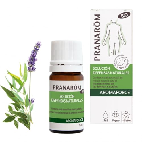 Pranarôm - Aromaforce - Soluzione Difese Naturali - Sinergia Di Oli Essenziali 100% Biologici - Sostiene L'Immunità - 5Ml