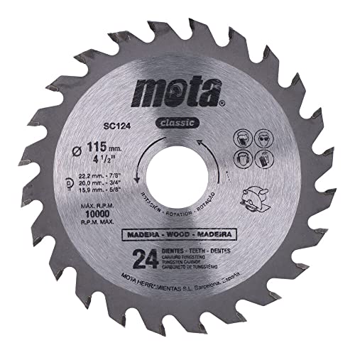 Edp 39550 - Sega Circolare Widia, 115 Mm, 24 Denti Clp18 Sc124-P