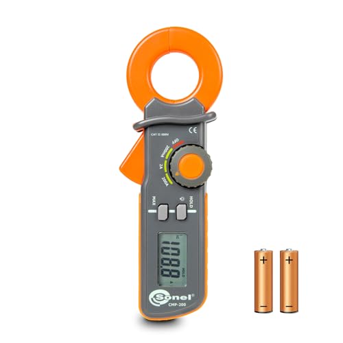 Pinza Amperometrica Sonel Cmp-200 - Misura Corrente Di Dispersione - 200 A - Tester Ac/Dc - Rileva Cortocircuiti - Facile Uso - Display Lcd - Strument