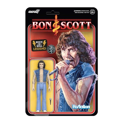 Super7 Bon Scott Reaction Figures Wave 01 - Action Figure Bon Scott
