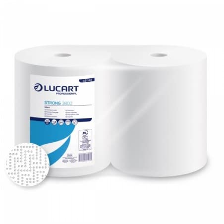 Coppia Di Strofinacci Industriali In Rotoli Strong 3800 Lucart (3)