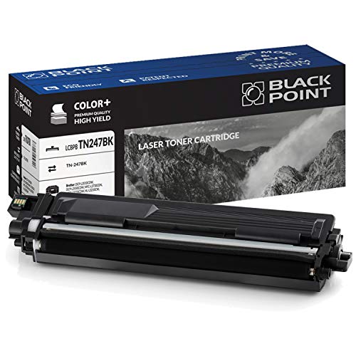 Black Point Cartuccia Premium Toner Per Tn-247Bk Tn-243Bk Tn-247 Tn-243 Tn247Bk Tn243Bk - Nero - Per Brother Mfc-L3750Cdw Dcp-L3510Cdw Dcp-L3550Cdw Mf