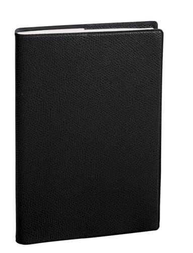 Quo Vadis 195036Q Agenda Plain Lingua Italiana Anno 2025 Colore Nero Formato 10X15 Cm Mensile 12 Mesi Gennaio-Dicembre Carta Bianca Copertina Amovibil