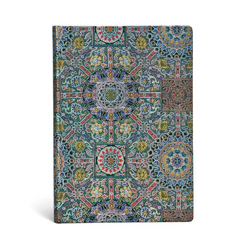 Paperblanks Diari A Copertina Rigida Padma | Bianco | Midi (130 × 180 Mm)