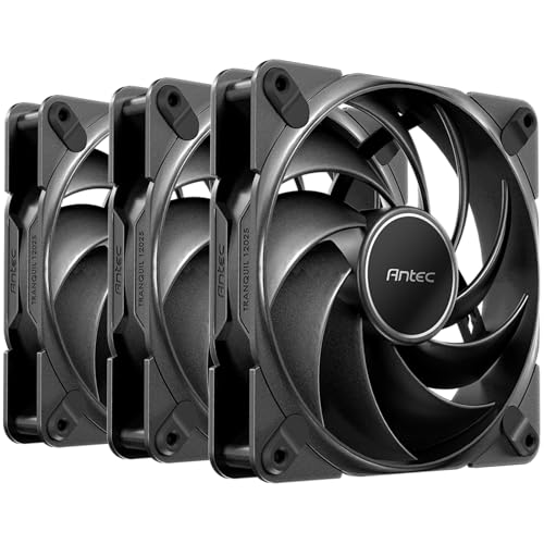 Antec Tranquil 120, Ventole Per Case Da 120 Mm X 25 Mm, Ventole Pwm, 2000 Giri/Min, 59,23 Cfm, 2,46 Mmh₂O, Connettore Pwm A 4 Pin, Ventola Da 120 Mm,