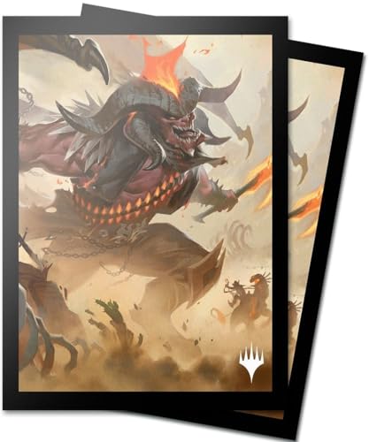 Ultra Pro - Magic: The Gathering Outlaws Of Thunder Junction 100 Ct Chromafuion Standard Size Card Sleeves Ft. Rakdos, Proteggi E Conserva Le Tue Cart