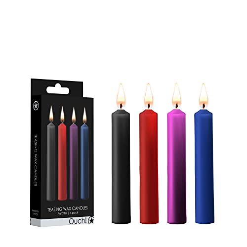 Teasing Wax Candles - Parafina - 4-Pack - Colores Mezclados