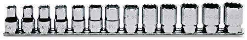 Beta 920B/Sb13 - Serie Di 13 Chiavi A Bussola A Mano Bocca Poligonale (Art. 920B) Su Supporto