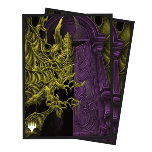 Ultra Pro - Duskmourn 100Ct Deck Protector Maniche Alt Art Key Character Mitico 4 Per Magic: The Gathering