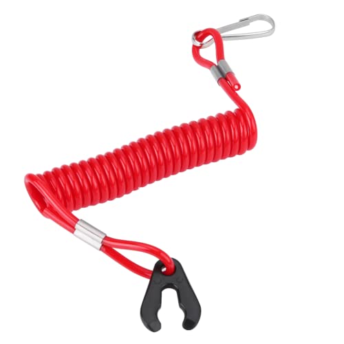 Bediffer Sicurezza Barca A Motore, Dell'Accensione Del Motore Fuoribordo Cordino Kill Switch Corda Di Comando Clip Compatibile Con Tutte Le Serie,Seri