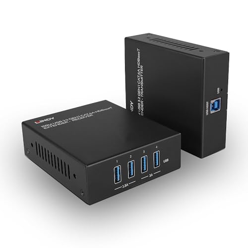 Lindy 43410 100 M Usb 3.2 Gen 1 Cat.6A Hdbaset Extender