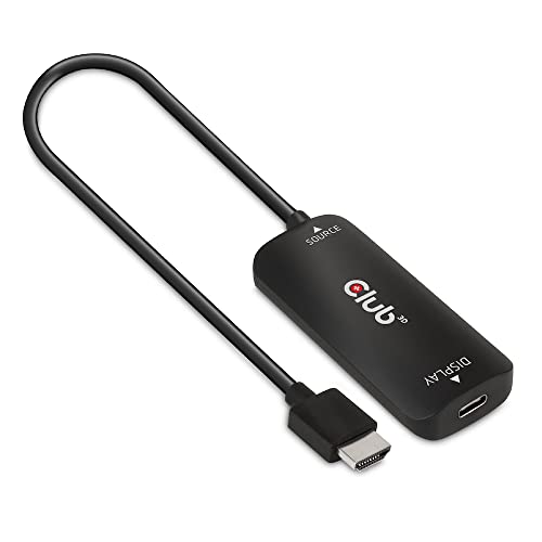Adapter Club3D Cac-1336 Hdmiâ„¢+ Micro Usb To Usb Type-C 4K120Hz Or 8K30Hz M/F Active Adapter