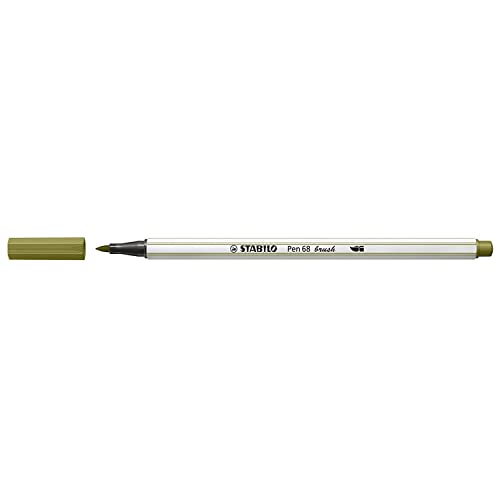Stabilo Pennarelli Pen 68 Brush, Verde Spaccato