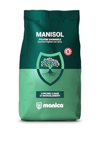 Manica Manisol Concime Fogliare Con Rame 15Kg In Polvere Bagnabile